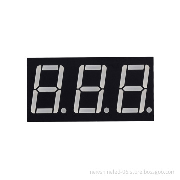 Factory Offering 0.8 Inch 3-Digit Large 7-Segment Display DIP White LED